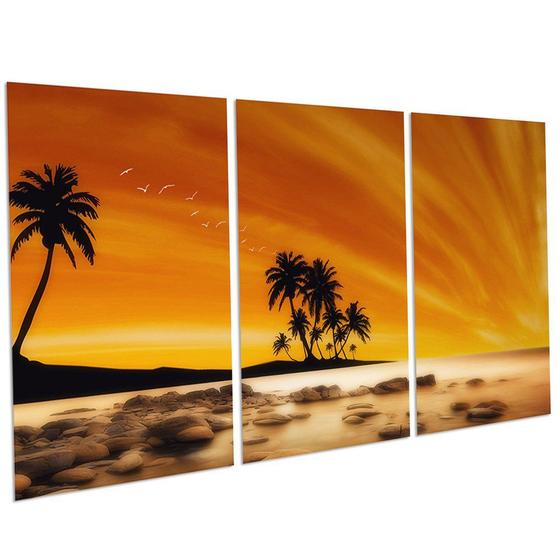 Imagem de Quadros Decorativos Sunset Sala Escritório Quarto Moderno Casal PMG