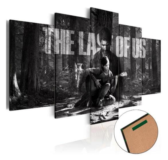 Imagem de quadros decorativos The Last Of Us Joel Ellie