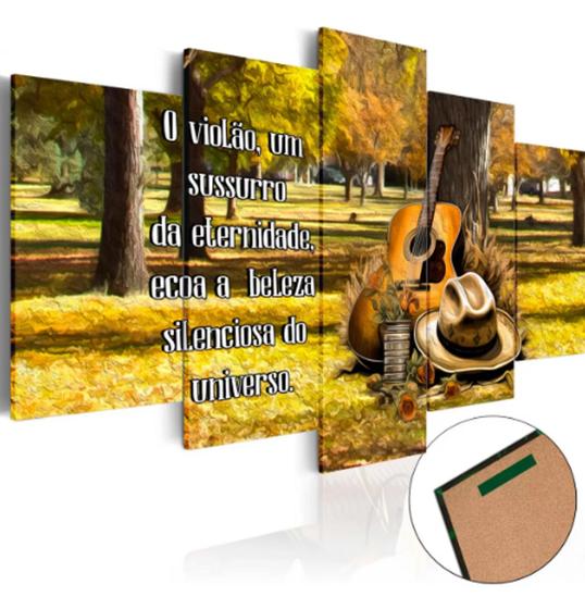 Imagem de Quadros Decorativos Violão Paisagem"