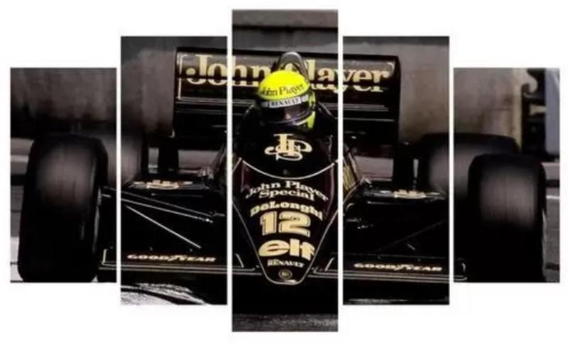 Imagem de Quadros Para Sala 5 Peças ayrton senna formula 1 "