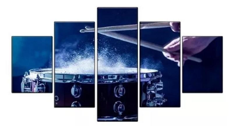 Imagem de Quadros Para Sala Bateria Blue"