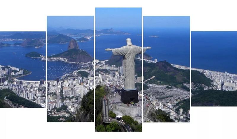 Imagem de Quadros Para Sala Cristo Redentor Rio De Janeiro"