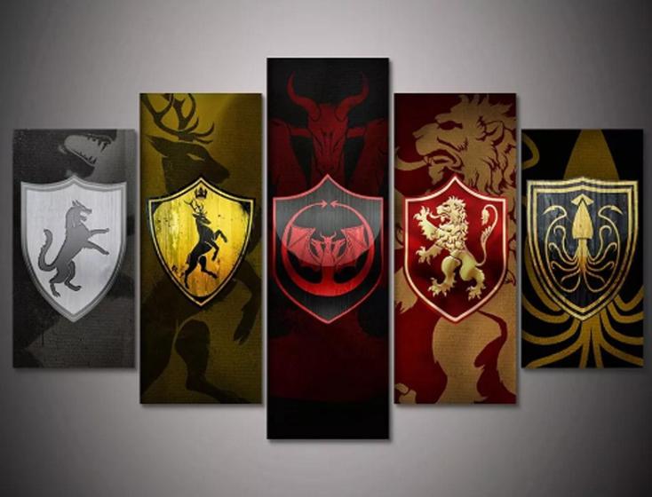 Imagem de Quadros Para Sala Game Of Thromes "