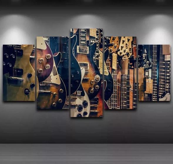 Imagem de Quadros Para Sala Guitarra Mosaico "