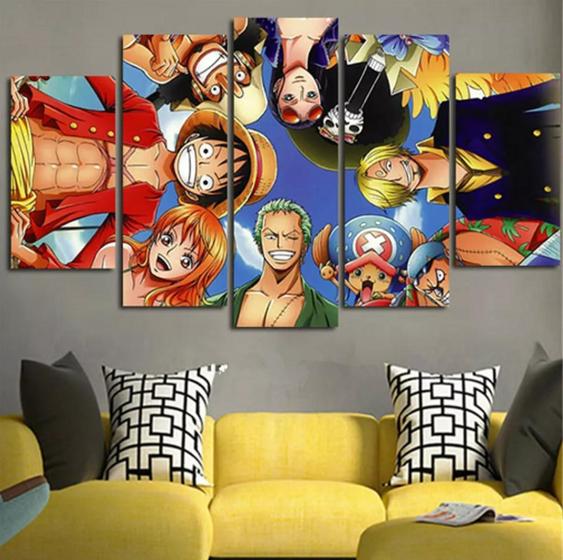 Imagem de Quadros Para Sala One Piece Anime"