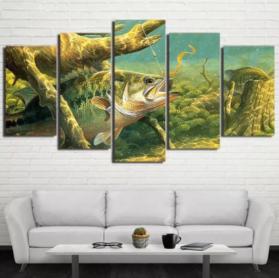 Imagem de Quadros Para Sala Peixe Tilápia"