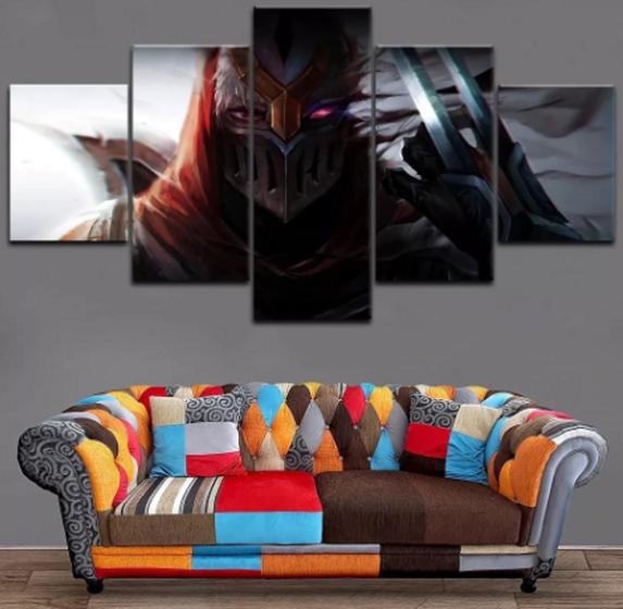 Imagem de Quadros Para Sala Zed League Of Legends"