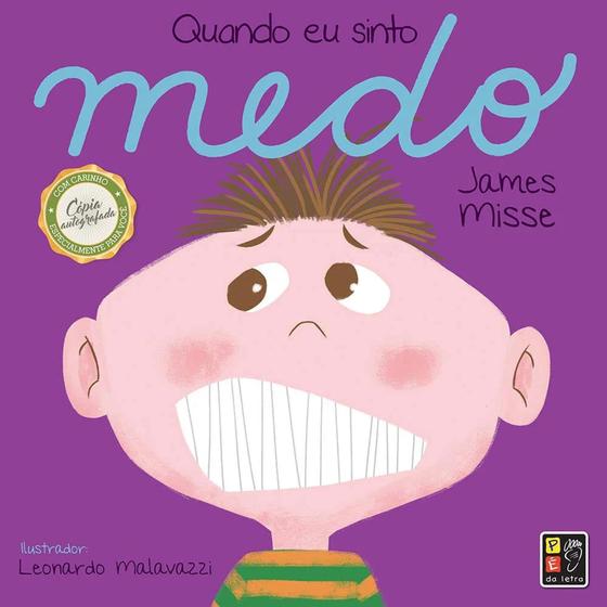 Imagem de Quando Eu Sinto Medo Coleção Sentimentos e Emoções Pé da Letra