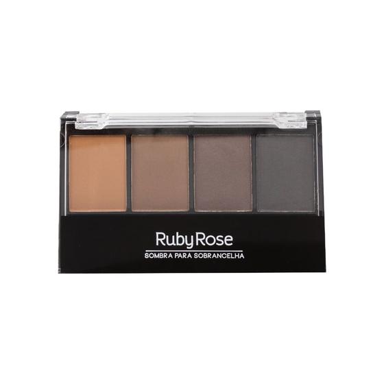 Imagem de Quarteto de Sombras para Sobrancelhas Ruby Rose HBF572 1 Unidade