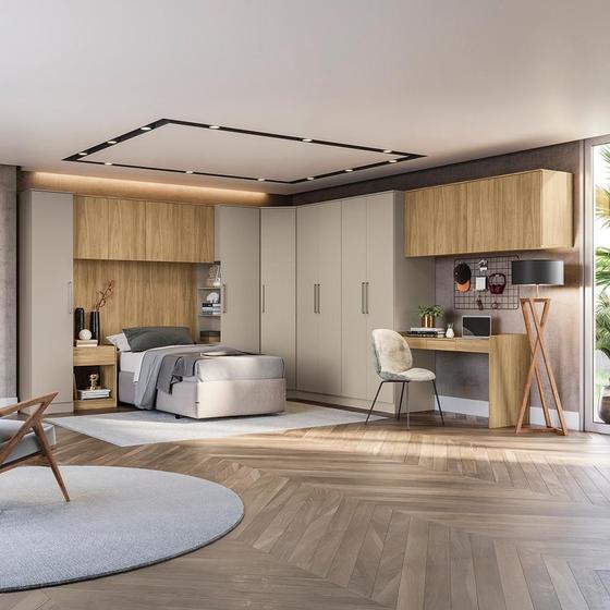 Imagem de Quarto Modular Versa Conect Itapuã 9 Peças