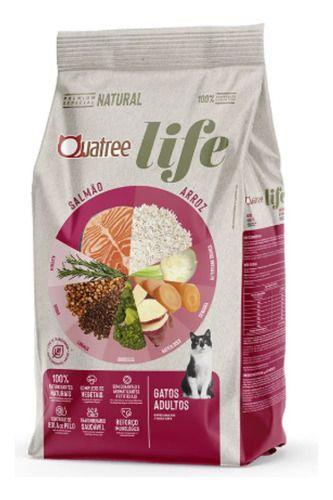 Imagem de Quatree Life Gatos Adultos Salmão E Arroz 20kg