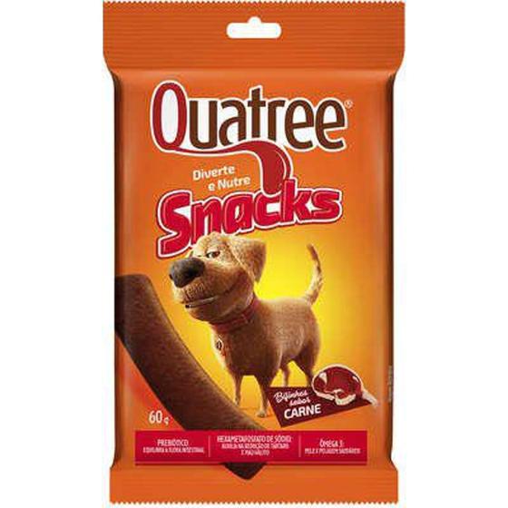 Imagem de Quatree Snacks Bifinhos Sabor Carne 60G - GRANVITA PET