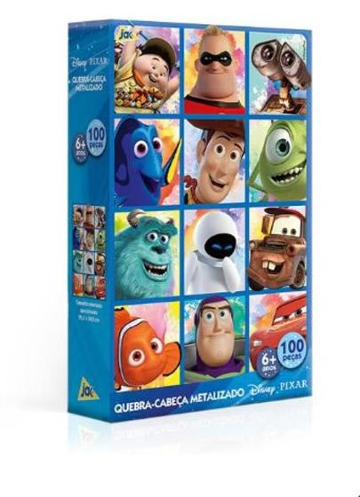 Imagem de Quebra cabeca 100 pc encapado   pixar metalizado   2872