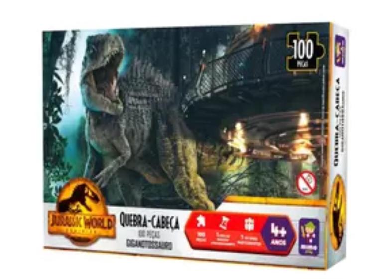 Imagem de Quebra Cabeca 100 Pc Giganotosauro Jurassic Ref.2087