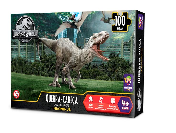 Imagem de Quebra Cabeça 100 pç Indominus - Jurassic World