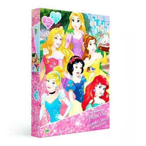 Imagem de Quebra-Cabeça 100 peças  Metalizado - Princesa Disney - Toys