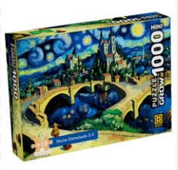 Quebra cabeca 1000 pcs mini noite estrelada 2.0 4608 Menor preço em Quebra cabeca 1000 pcs mini noite estrelada 2.0 4608