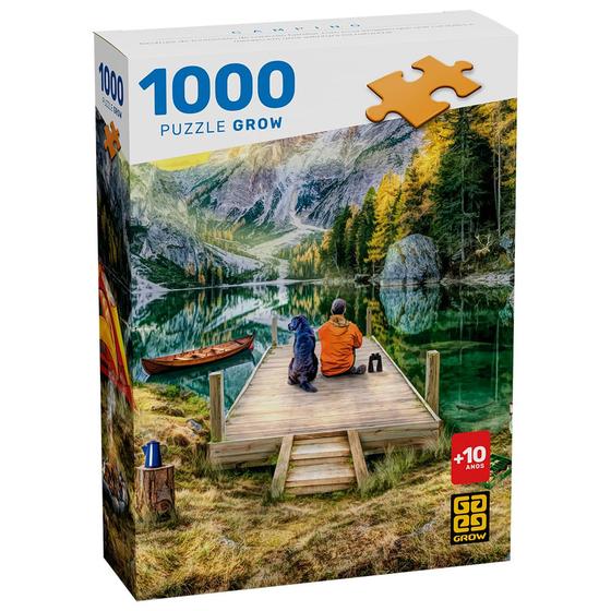 Quebra-cabeça 1000 peças Camping Menor preço em Quebra-cabeça 1000 peças Camping