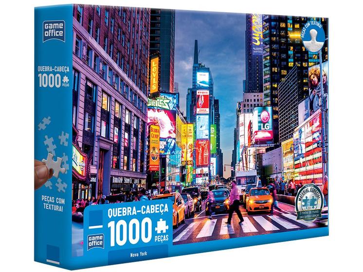 Quebra-cabeça 1000 Peças Game Office Nova York - Toyster Brinquedos ...
