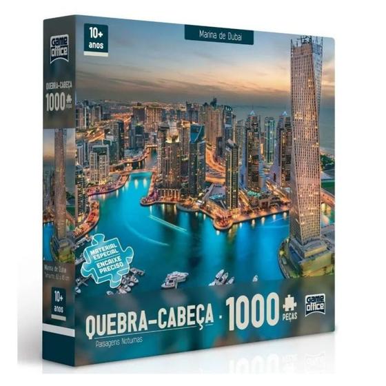Imagem de Quebra Cabeça 1000 Peças Marina de Dubai - Toyster