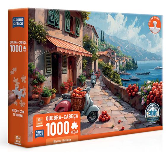 Imagem de Quebra-cabeça 1000 Peças Riviera Italiana - Toyster