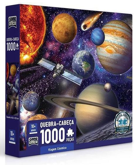 Imagem de Quebra-Cabeça - 1000 Peças - Viagem Cósmica - Toyster - 2722