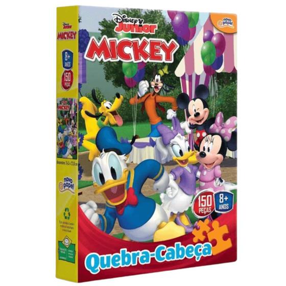 Imagem de Quebra-cabeça 150 Peças Mickey Mouse e Seus Amigos Toyster 