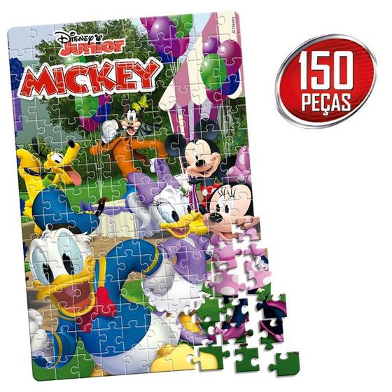 Imagem de Quebra cabeça 150 peças mickey