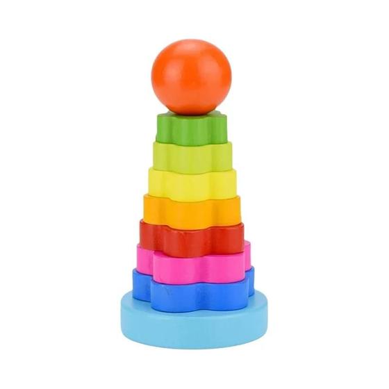 Imagem de Quebra-Cabeça 3D de Madeira Montessori - Brinquedo Educativo para Bebês