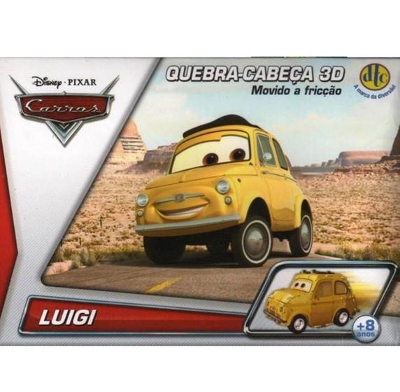 Imagem de Quebra-Cabeça 3D Disney Carros Movido a Fricção - Luigi -DTC