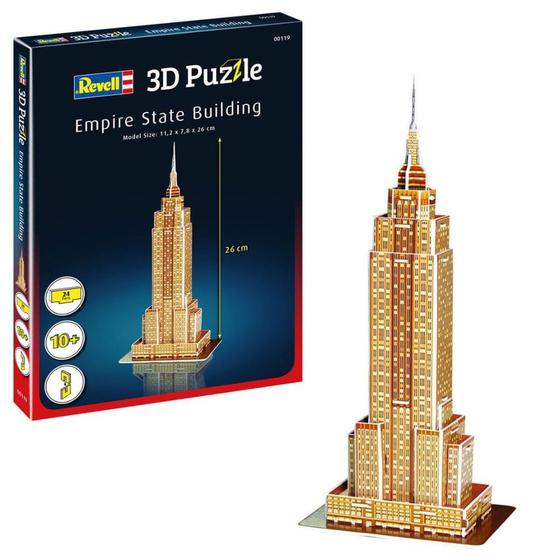 Imagem de Quebra Cabeça 3D Empire State Building 260Mm Revell 119