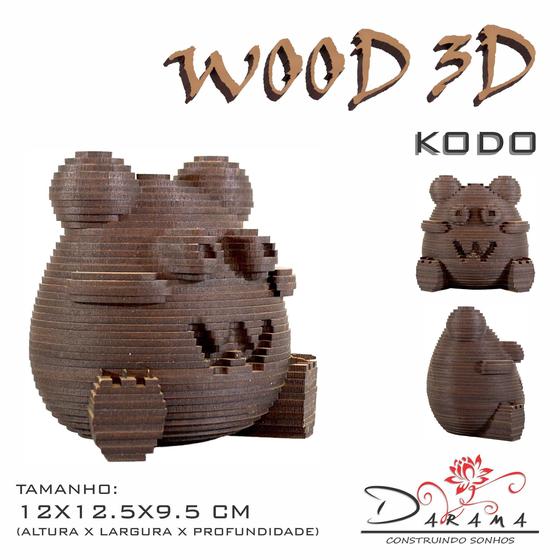 Imagem de Quebra Cabeça 3D Kodo Decoração Ornamento Enfeite