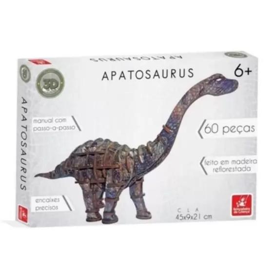 Imagem de Quebra cabeça 3d planet adventure apatasaurus - 60 peças
