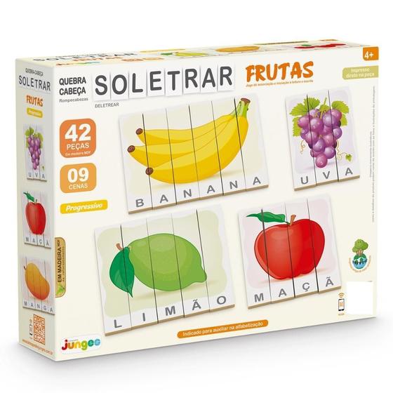 Quebra Cabeça De Rompecabezas Para NiÃ±os De Frutas Quebra-Cabeça