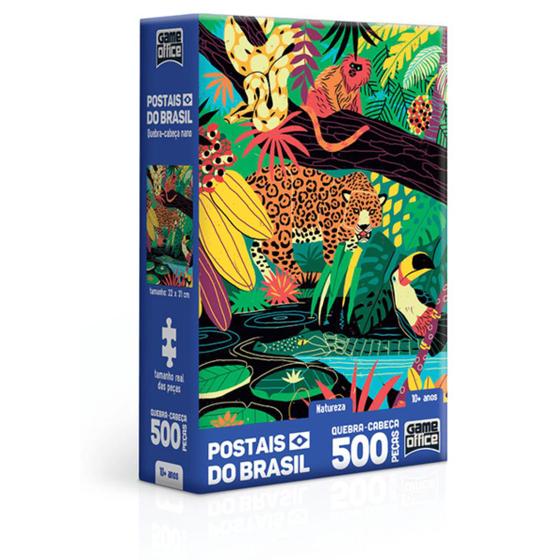 Imagem de Quebra Cabeça 500 Nano Peças Postais Do Brasil Natureza Toyster 002689