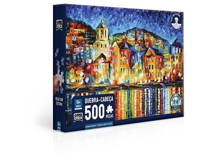 Imagem de Quebra-Cabeça 500 Pçs Leonid Afremov - Cidade À Noite