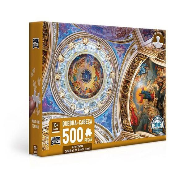 Imagem de Quebra-cabeça 500 Peças Arte Sacra: Catedral De Santo Isaac 2944 Game Office - LC
