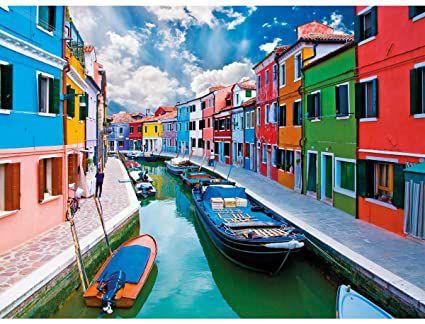 Imagem de Quebra Cabeça 500 Peças  Canal de Burano - Grow