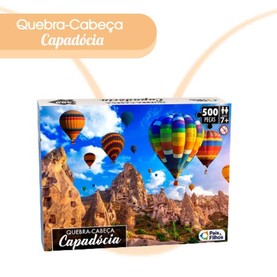 Quebra-Cabeça 500 Peças Capadócia Turquia Puzzle Pai e Filho - Pais ...