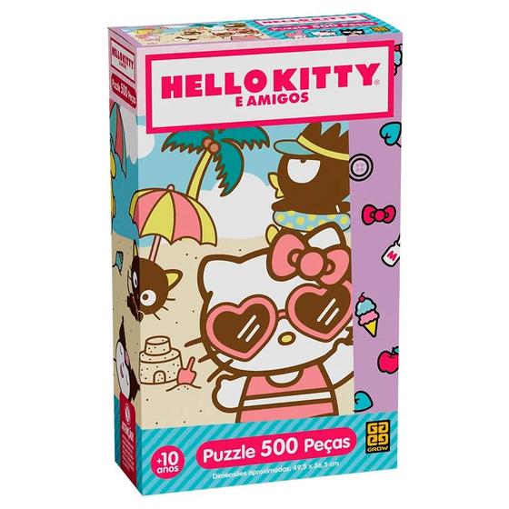 Imagem de Quebra Cabeça 500 peças Hello Kitty e Amigos - Grow