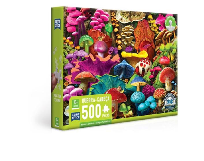 Imagem de Quebra Cabeça 500 Peças Natureza Estranha Fungos Fantásticos Toyster 002978