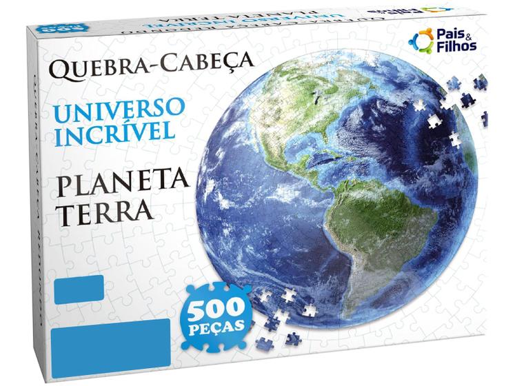 Imagem de Quebra-cabeça 500 Peças Planeta Terra