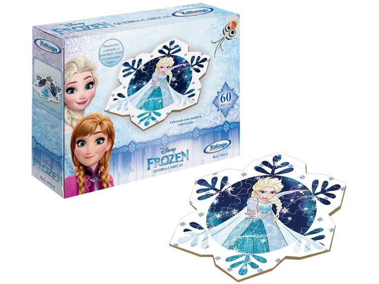 Imagem de Quebra-cabeça 60 Peças Disney Frozen