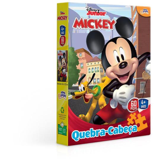 Imagem de Quebra cabeça 60 peças mickey - toyster 8000