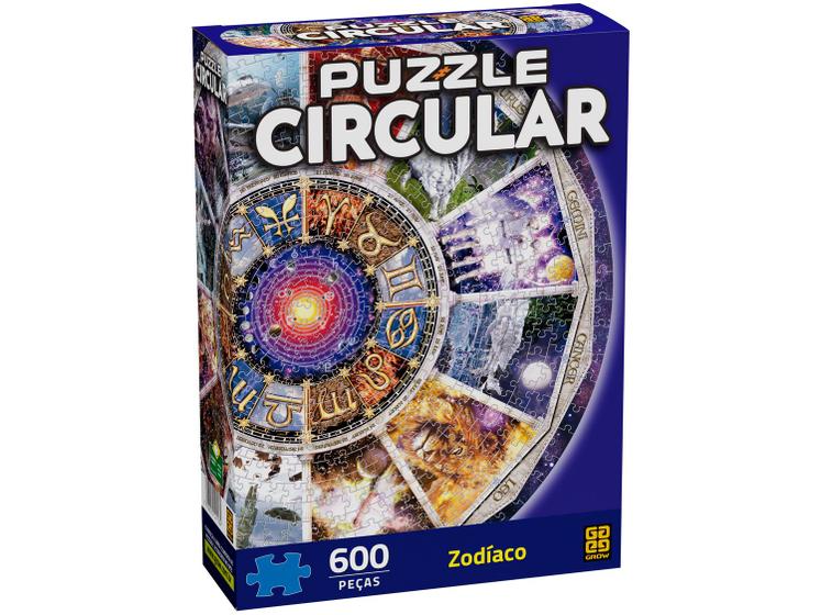 Imagem de Quebra Cabeça 600 Peças Puzzle Circular