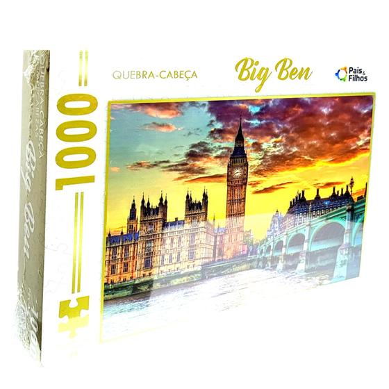 Imagem de Quebra Cabeça Adulto Infantil 1000 Peças Paisagens Puzzle
