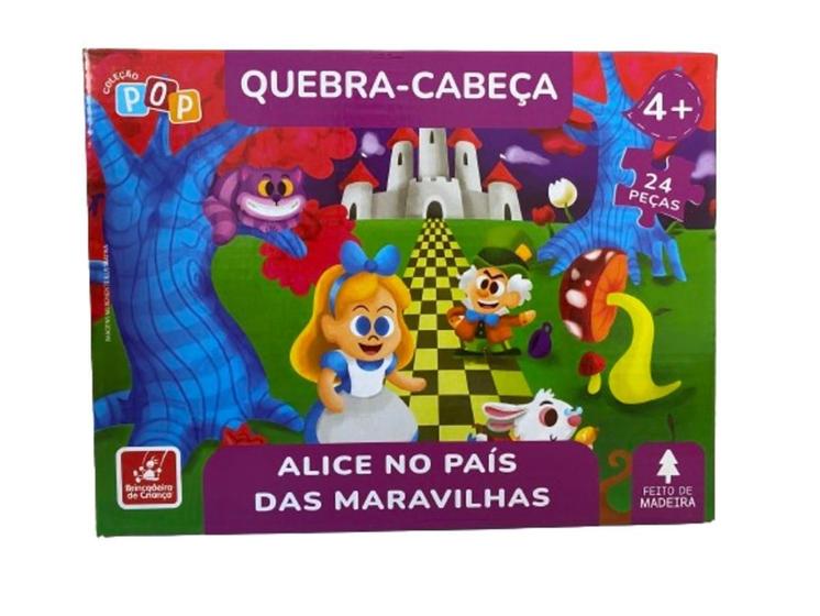 Quebra Cabeça Alice No País Das Maravilhas 24 Pçs - Brincadeira De ...