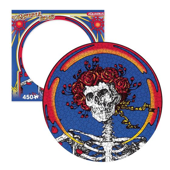 Imagem de Quebra-Cabeça Aquarius Grateful Dead Skull & Roses - 450 Peças