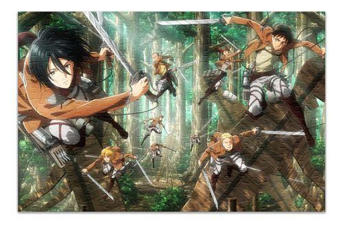 Imagem de Quebra-cabeça Attack On Titans Personalizado 48 Peças