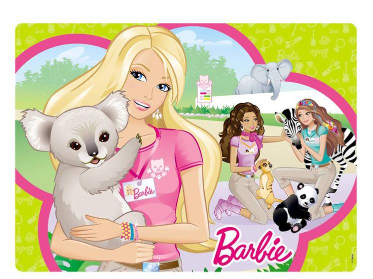 Imagem de Quebra-Cabeça Barbie com Bichinhos 100 Peças